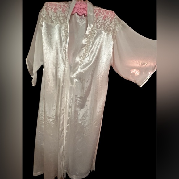 Vintage robe sateen cream large - Picture 11 of 11